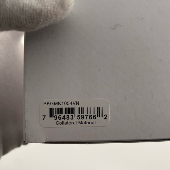 MICHELE Silver Dial Wheat Silicone Strap Ladies 38mm Jellybean Chronograph Watch - Picture 9 of 9